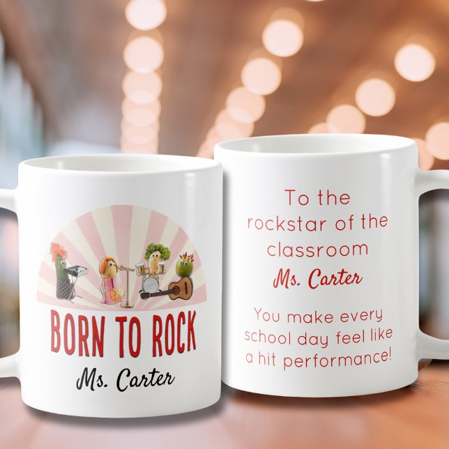 Funny Teacher Gift, Personalisiert Cooler Veggie R Kaffeetasse (Von Creator hochgeladen)