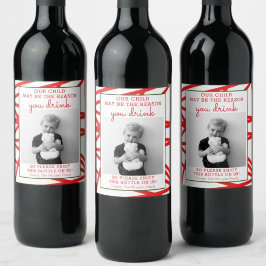Funny Teacher Gift Wine Label - Weihnachtsgeschenk Weinetikett