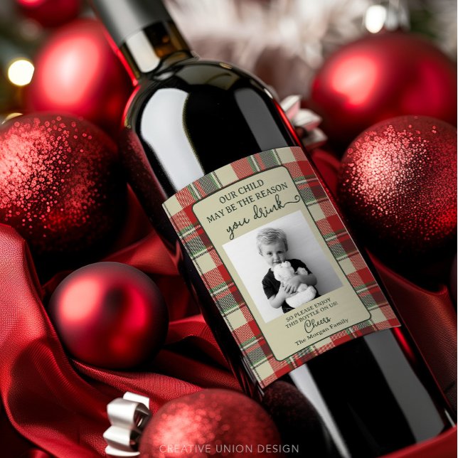 Funny Teacher Gift Wine Label - Weihnachtsgeschenk Weinetikett (Von Creator hochgeladen)