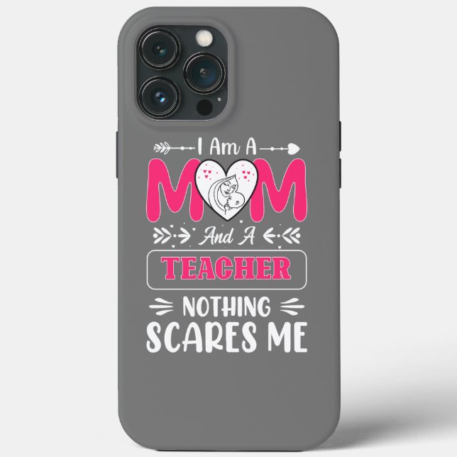 Funny Teacher Mama, Lehrerin Mama Funny Case-Mate iPhone Hülle (Rückseite)