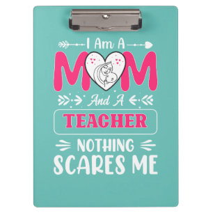 Funny Teacher Mama, Lehrerin Mama Funny Klemmbrett