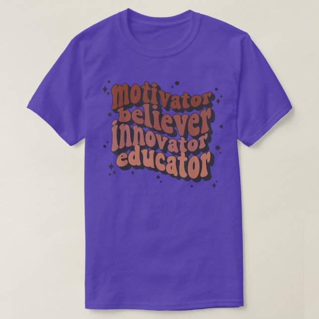 Funny Teacher Outfit Frauen Inspirierend Lehrerleh T-Shirt (Design vorne)