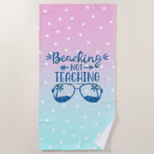 Funny Teacher Pastel Blue Pink Ombre Wasserfarbe