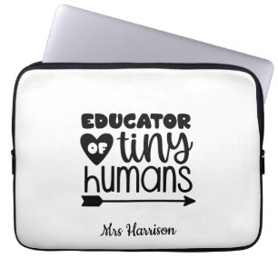 Funny Teacher personalisiertes Geschenk Laptopschutzhülle