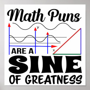 Funny Teacher Poster   Math Pun Poster