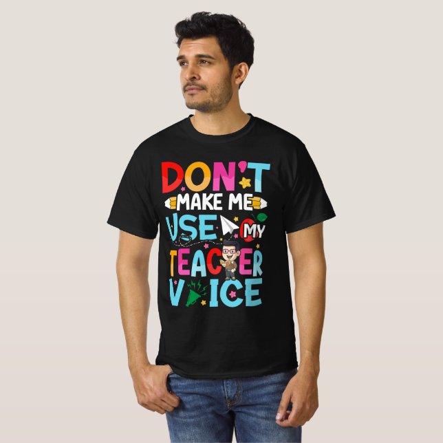 Funny Teacher Quotes T-Shirt (Vorne ganz)