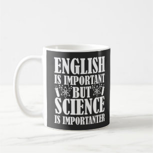 Funny Teacher Sprichwort Englisch wichtig, aber Wi Kaffeetasse