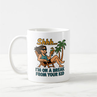Funny Teacher Vacation Kaffeetasse