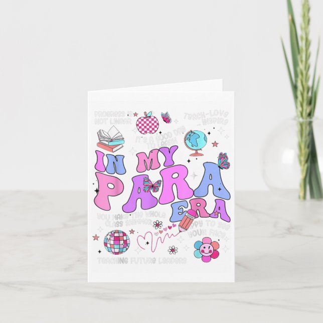 Funny Teacher Valentinstag Teach Heart Candy Karte (Vorderseite)