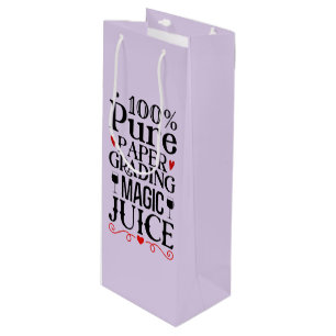 Funny Teachers Magic-Saft Geschenktüte Für Weinflaschen