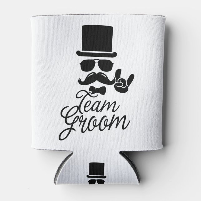 Funny Team Groom Geschenk für Bachelor Party Dosenkühler (Vorderseite)