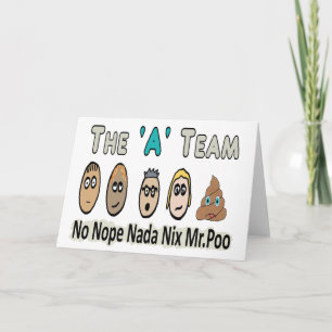 Funny Teamwork Karte