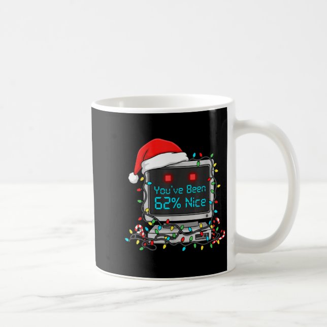 Funny Tech Christmas Geek Ai Holiday Humor Nerd Sh Kaffeetasse (Rechts)