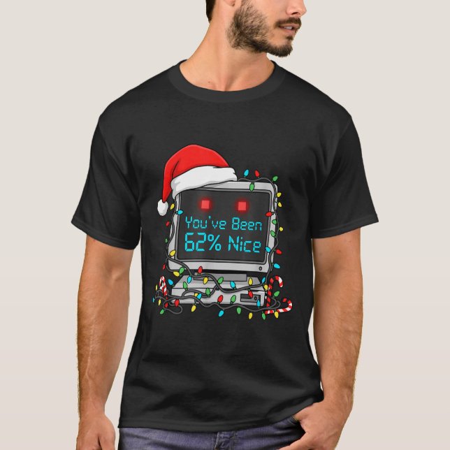 Funny Tech Christmas Geek Ai Holiday Humor Nerd Sh T-Shirt (Vorderseite)