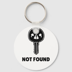 Funny Tech Schlüsselanhänger - Design "404 Key Not