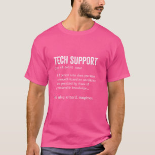 Funny Tech Support Definition für Tech Liebhaber M T-Shirt