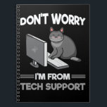 Funny Technical support Chat Lover Computer Scienc Notizblock<br><div class="desc">Funny Technical Support Cat Lover Computer Science. Tech Support Spaß Cat Eigentümer.</div>