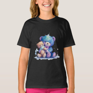 Funny Teddy trägt T - Shirt