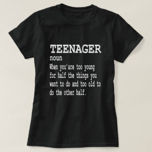 Funny Teenager-Definitionsgeschenk T-Shirt
