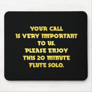 Funny Telefone Kundenservice Joke Mousepad