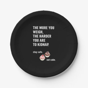 Funny: Teller aus Kuchen. CupcakeHumor.