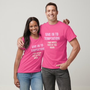 Funny Temptation individuelle Name T-Shirt