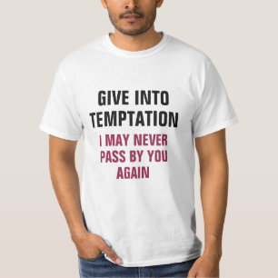 Funny Temptation individuelle Name T-Shirt