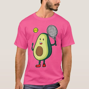 Funny Tennis Avocado für Tennis Spieler Avocado Gi T-Shirt