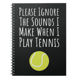Funny Tennis Geschenke für ihre Girl Women Players Notizblock