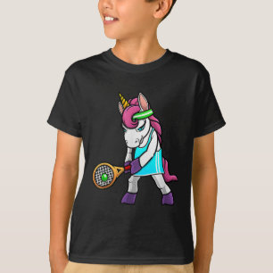 Funny Tennis Gift für Girls - Unicorns T-Shirt