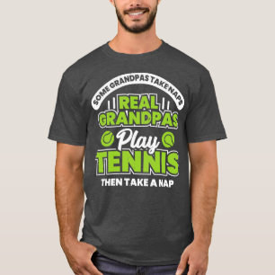 Funny Tennis Großvater Geschenk T-Shirt