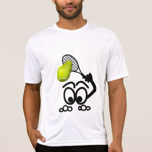 Funny Tennis Player Herren Aktive Wear T-Shirt