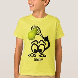 Funny Tennis Player Personalisiert Boys T-Shirt