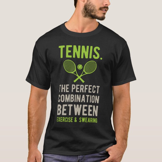 Funny Tennis T-Shirt (Vorderseite)