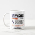 Funny Tennis Tasse - Design<br><div class="desc">Fantastische Tennis-Tasse mit verschreibungspflichtiger Gestaltung für den Tennisplatz in Ihrem Leben. Einfach zu personalisieren und für ein großartiges Tennisteam Geschenk zu machen.</div>