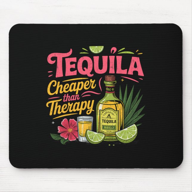 Funny Tequila Drinking Cinco De Mayo Mexikanisches Mousepad (Vorne)
