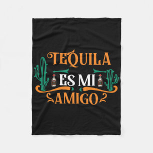 Funny Tequila Es Mi Amigo Tequila ist mein Freund Fleecedecke
