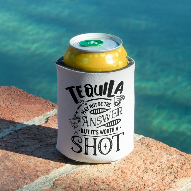 Funny Tequila ist vielleicht nicht die Antwort Dosenkühler (In Situ Pool)