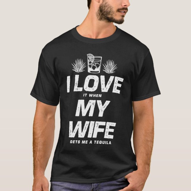 Funny Tequila Lover Drink Tequila T-Shirt (Vorderseite)