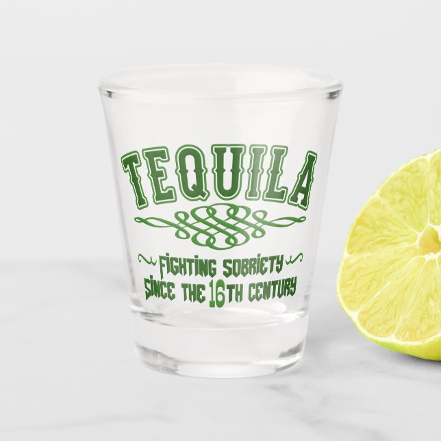 Funny TEQUILA Schnapsglas (Vorderseite)