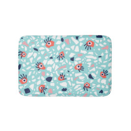 Funny Terrazzo Pattern Kinder Badematte