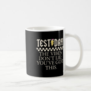 Funny Test Day Lehrer The Vibes Dont Lie Sie Got Kaffeetasse