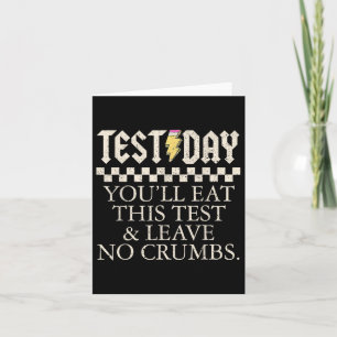 Funny Test Day Teachers Youll aß diesen Test Links Karte
