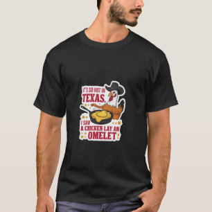 Funny Texas Hühnerheat Design. Hühnerlays und T-Shirt