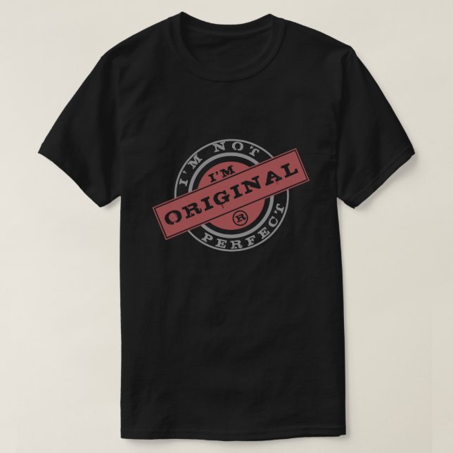 Funny Text Briefmarke T - Shirt (Design vorne)