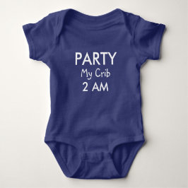 Funny Text Party Baby Strampler
