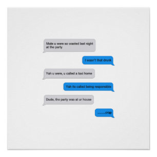 Funny Text Poster