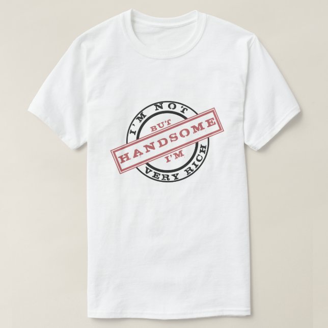 Funny Text T - Shirt benutzerdefinierbar (Design vorne)