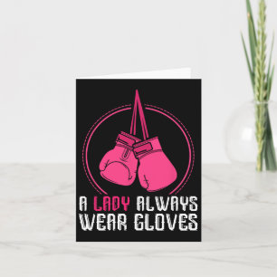 Funny Thai Boxing Women Geschenk Muay Thai Karte