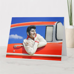 FUNNY THANK YOU BIG CARD, ROCKER 1950s Dankeskarte